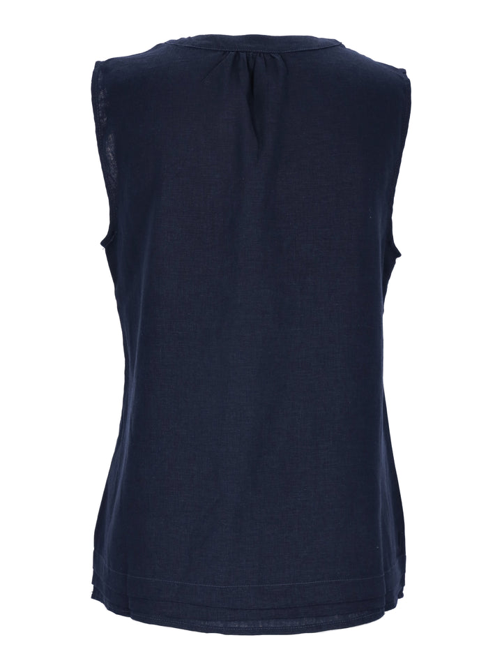 New View Damen T-Shirt Leinen