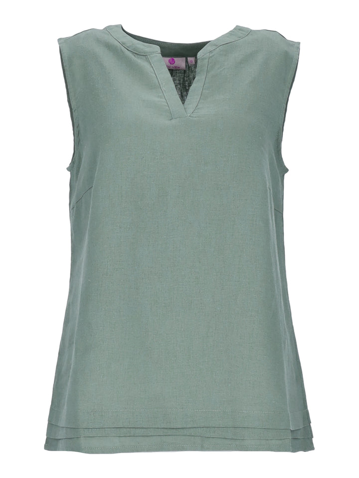 New View Damen T-Shirt Leinen