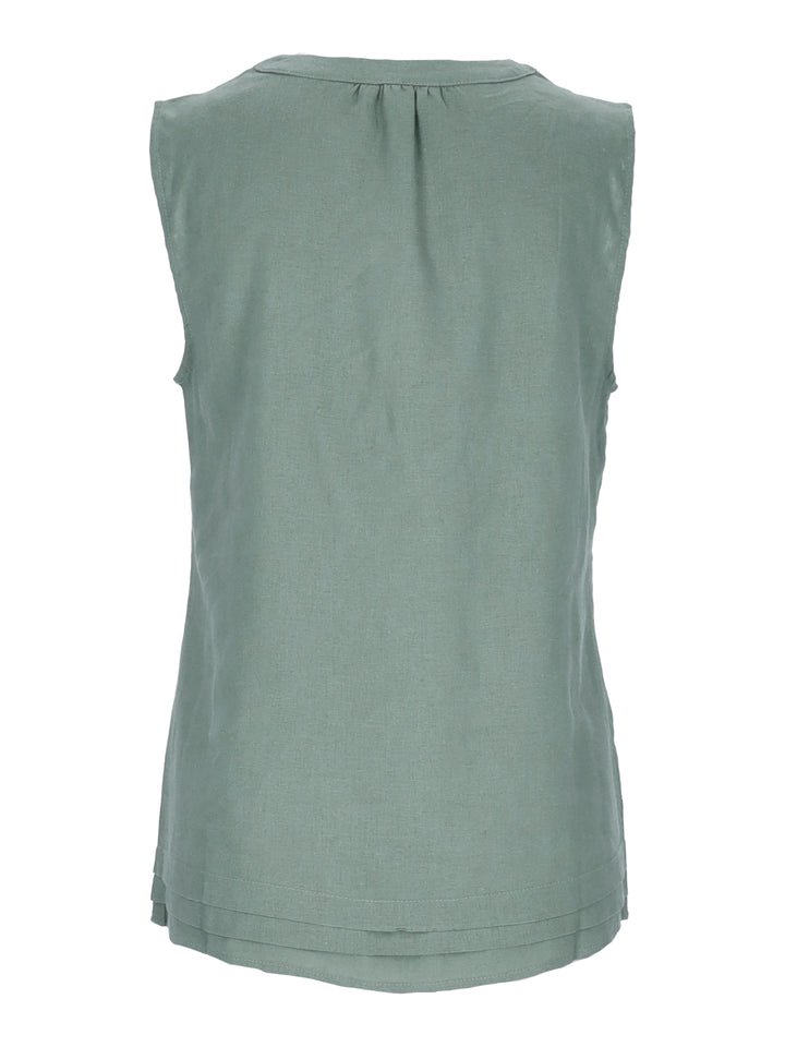 New View Damen T-Shirt Leinen