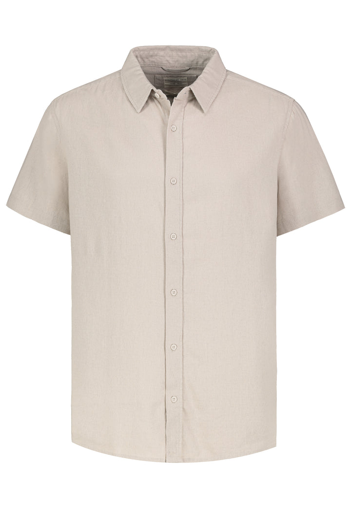 Authentic Style Leinen-Viskose Hemd kurzarm