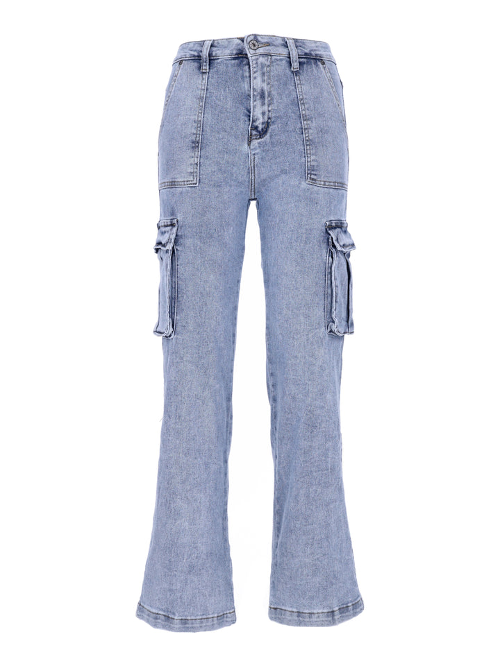 Splash of Color Worker Bootcut Jeans