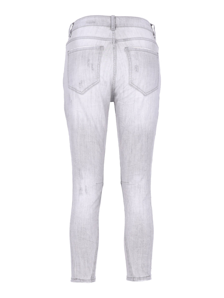 Splash of Color Destroyed Jeans Damen