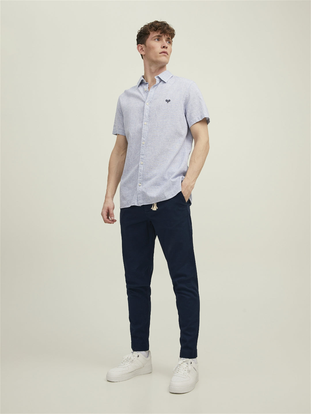 Jack & Jones Chino-Hose Herren Navy