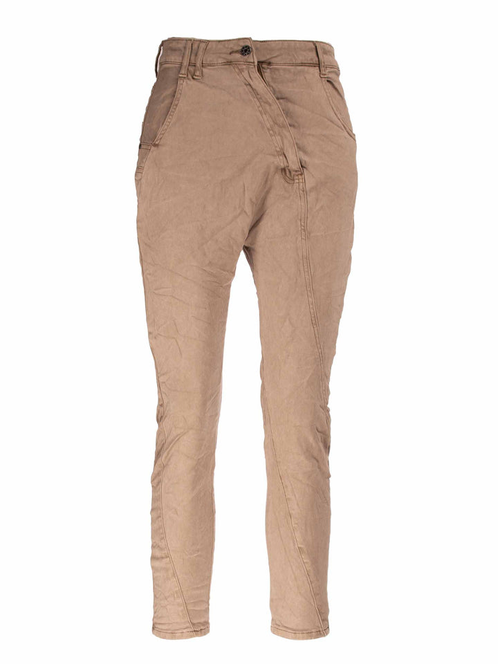 Splash of Color High Waist Jeans asymmetrisch