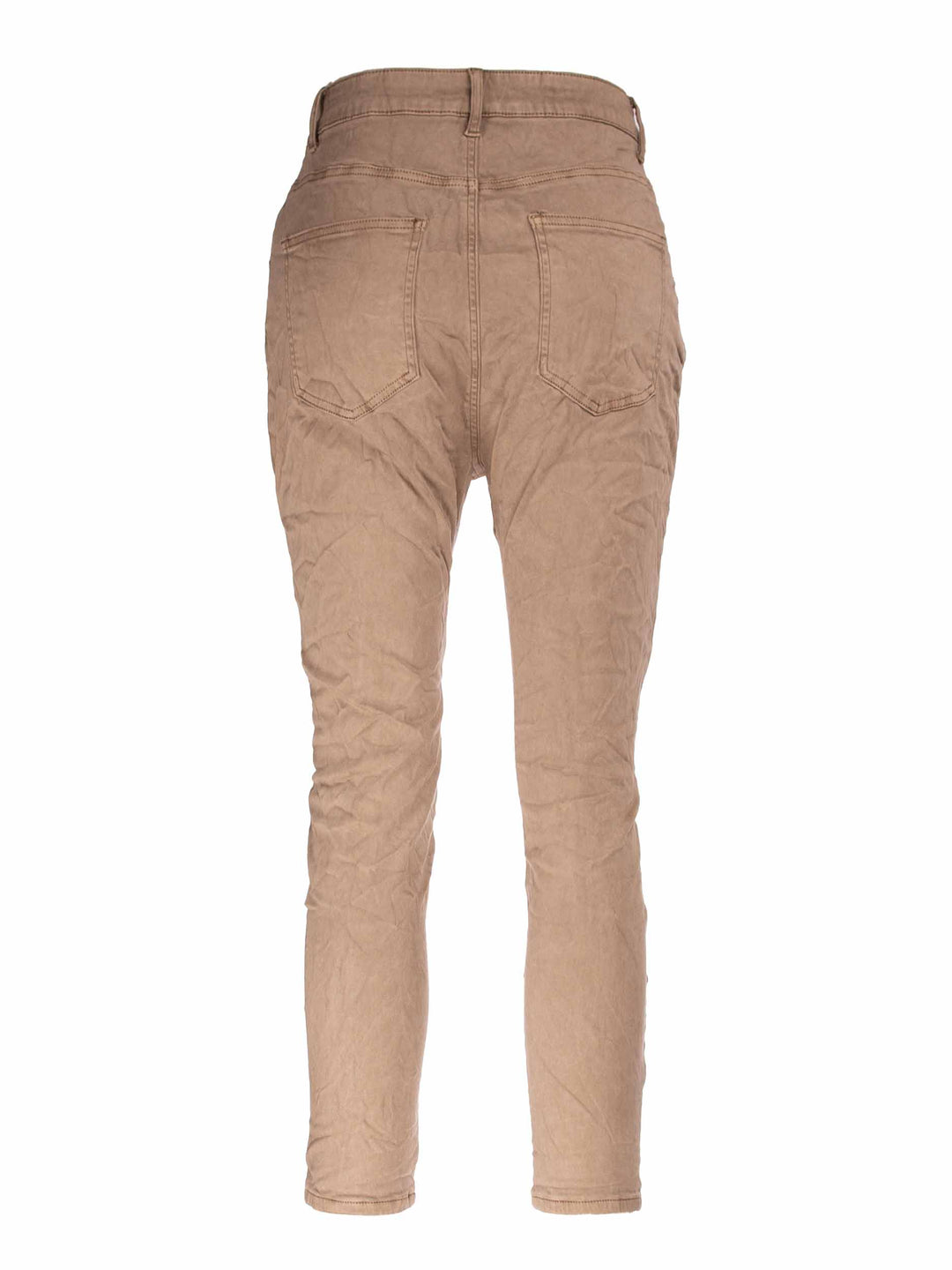 Splash of Color High Waist Jeans asymmetrisch