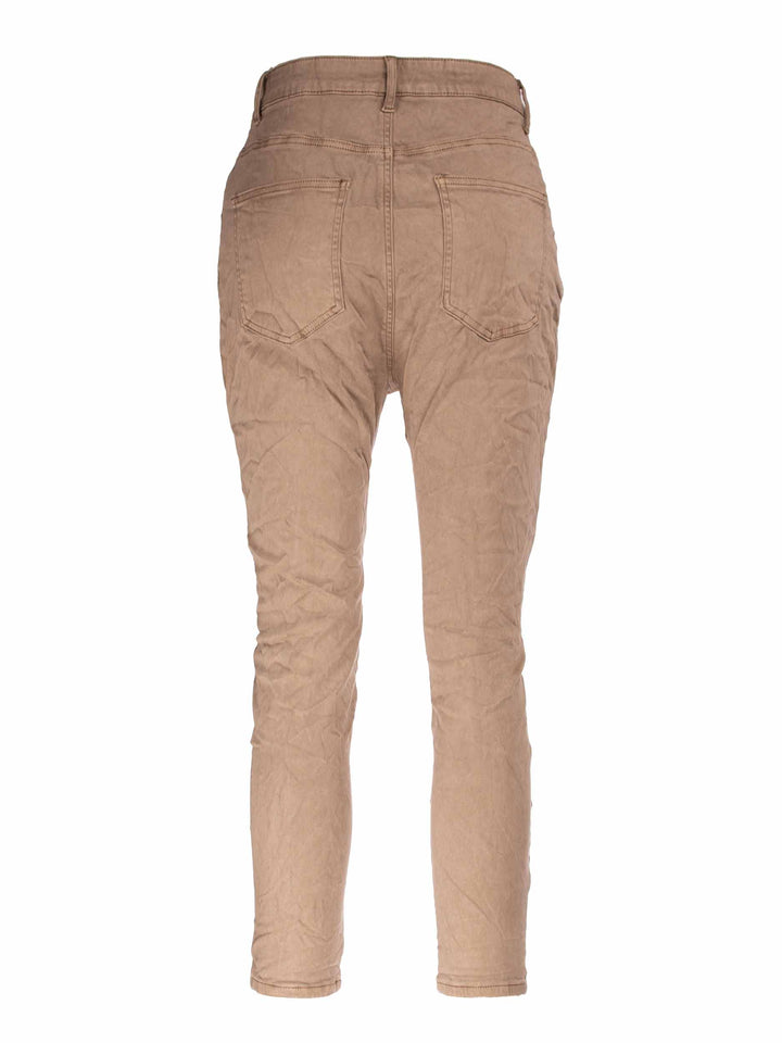 Splash of Color High Waist Jeans asymmetrisch