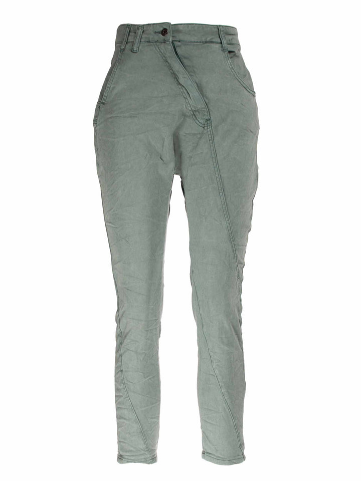 Splash of Color High Waist Jeans asymmetrisch