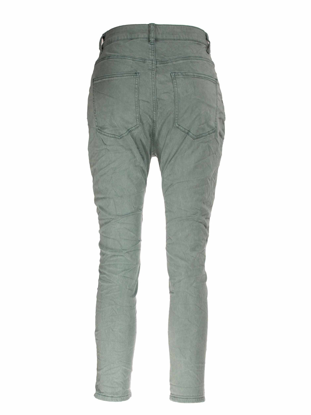 Splash of Color High Waist Jeans asymmetrisch