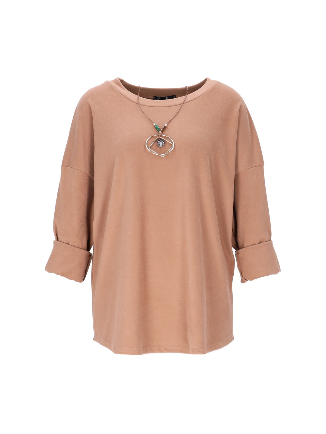 Splash of Color Damenshirt mit Kette