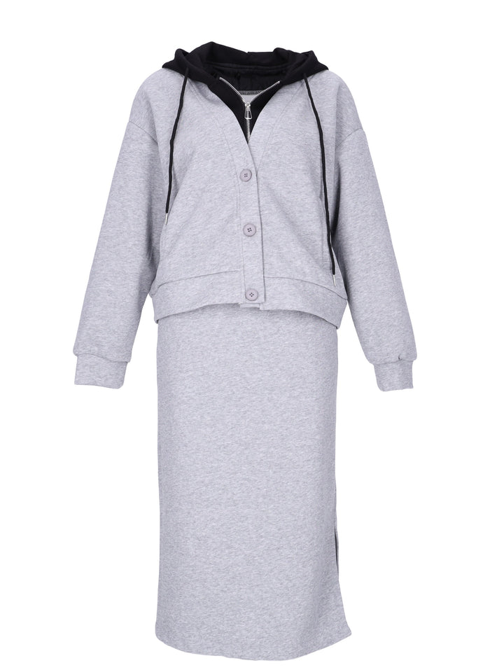 Splash of Color Rock und Sweatjacke Set