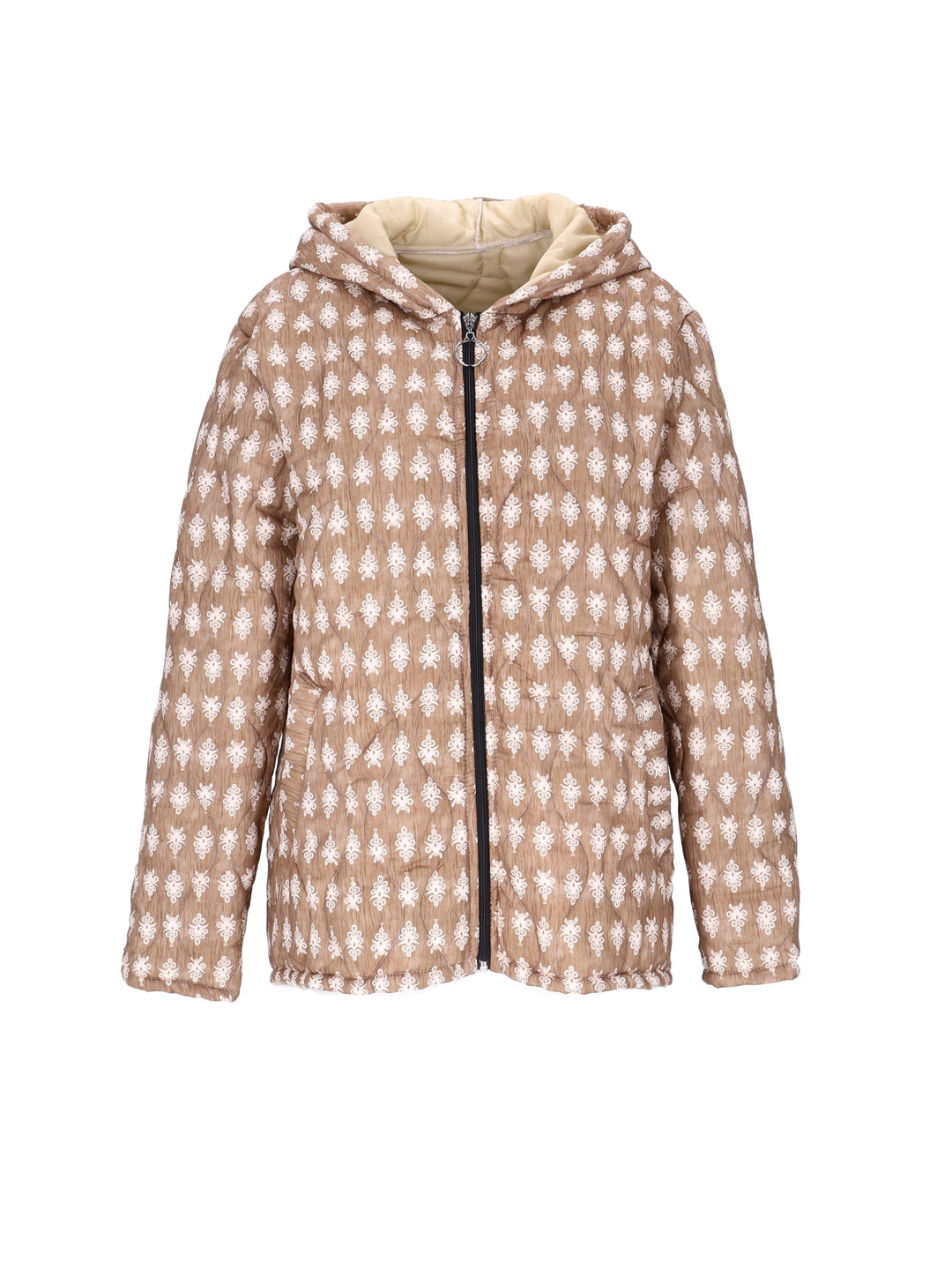 Splash of Color Steppjacke mit Kapuze