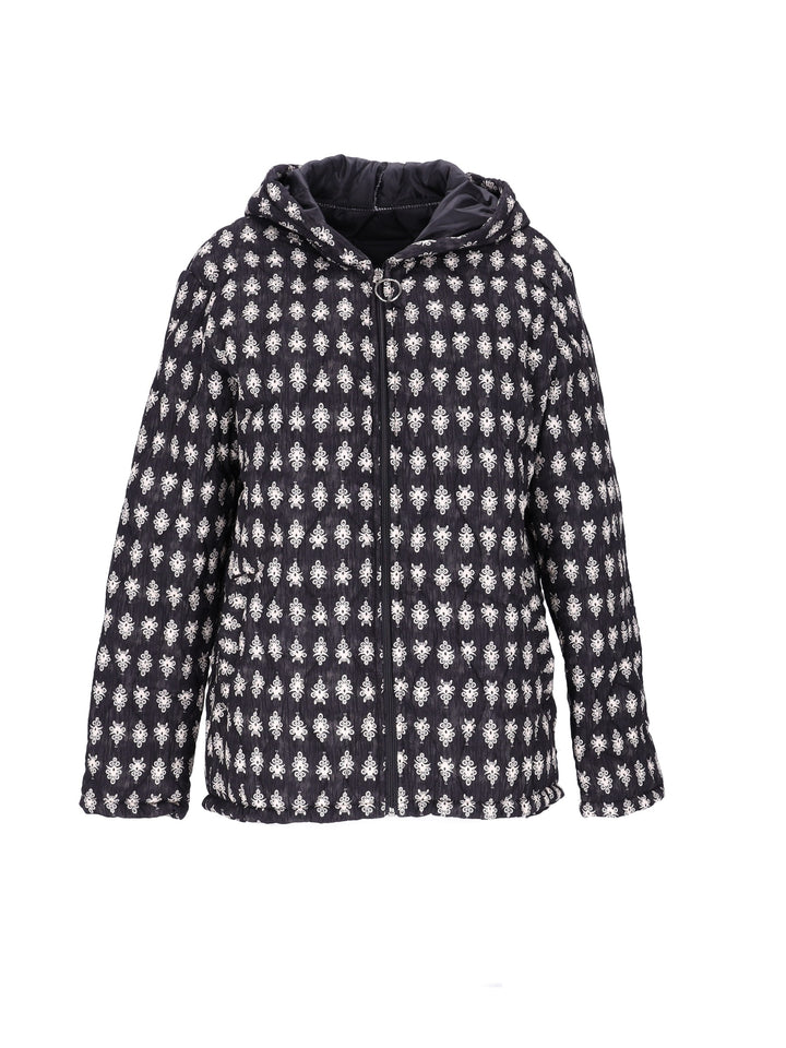 Splash of Color Steppjacke mit Kapuze