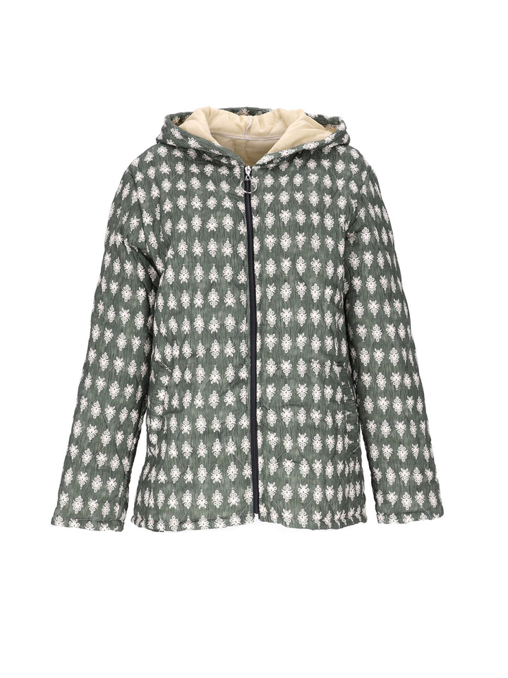 Splash of Color Steppjacke mit Kapuze