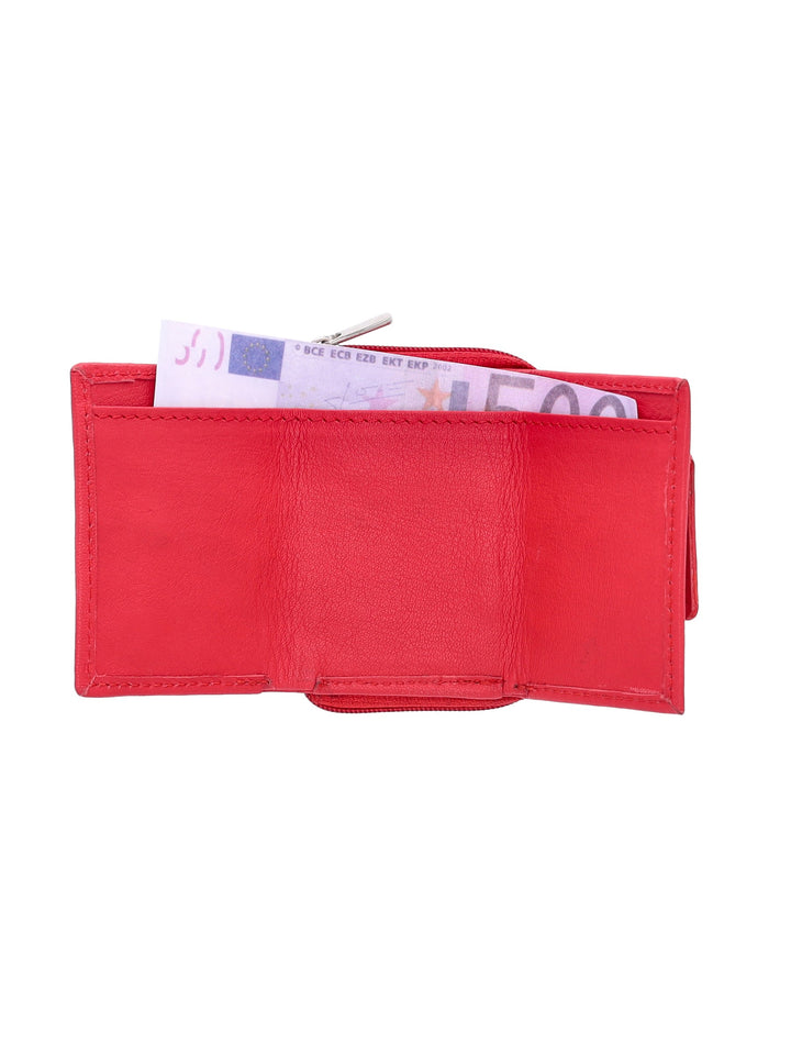 Mini-Geldbörse Splash of Color Leder